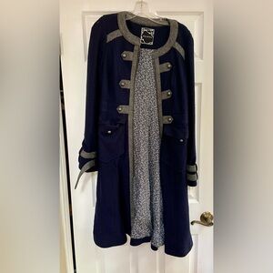 Free people, beautiful trenchcoat military style